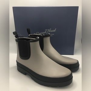 New Universal Thread “Kaden” Rubber Rain Ankle Boots Gray Size 10